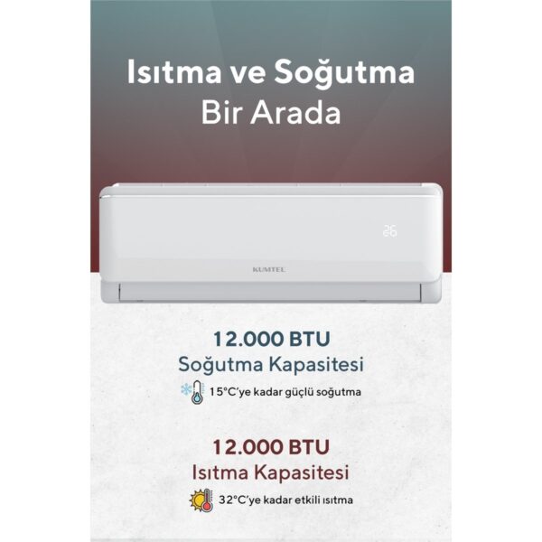 Kumtel Sugi Kmsac-12 12.000 Btu Inverter Duvar Tipi Split Klima