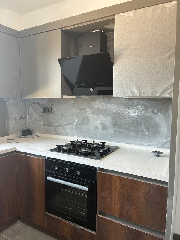 Kumtel Kristal Siyah Cam Ankastre Set (DA6-830 Davlumbaz + KO-40 TAHDF Ocak + B66 – SF2 Fırın)