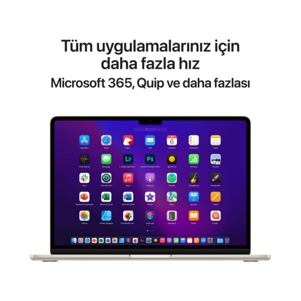 Apple MacBook Air M2 16GB 256GB SSD macOS 13″ Taşınabilir Bilgisayar Yıldız Işığı MC7W4TU/A