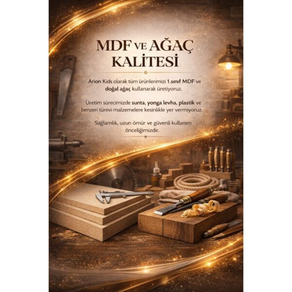 Kids Gülsün Başlık | 120 cm Bazalar İçin 135 cm Genişliğinde | MDF Kalitesi