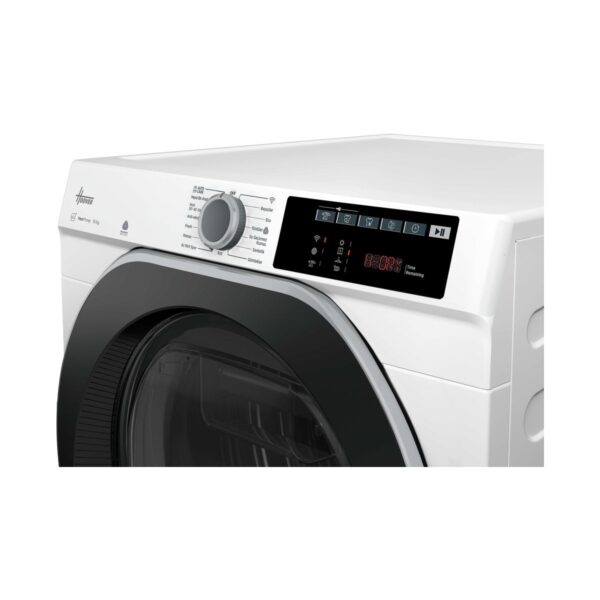 Hoover NDEH 10A2TSBE-17 10 kg Wi-Fi Bağlantılı Isı Pompalı Kurutma Makinesi