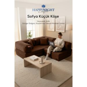 Happy Night Sofya Küçük Köşe | Aktivite Koltuğu | Oyun Koltuğu | Sünger Koltuk | Sinema Koltuğu. 180X180 cm