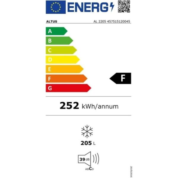 Altus AL 225 / AL 2205 Sandık Tipi Geniş Kapasiteli Enerji Tasarruflu Derin Dondurucu Model