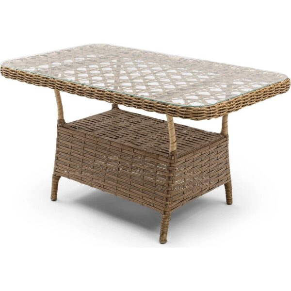 Hier Zen Rattan Puflu Bahçe Balkon Mobilyası