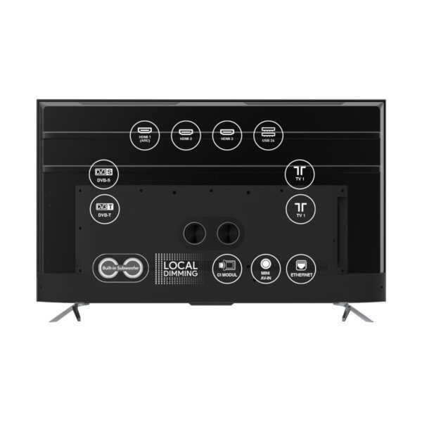 Nextstar YE-65IDWG11 65” 165 Ekran Uydu Alıcılı 4K Ultra HD Google MiniLED TV