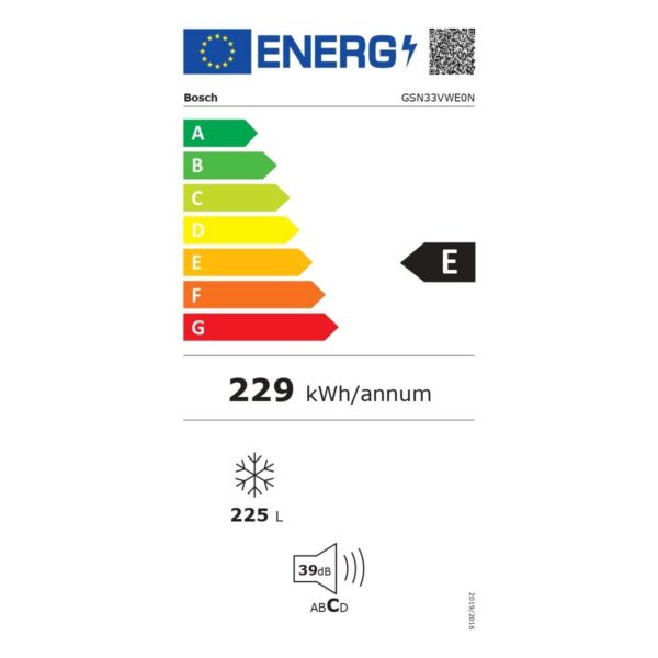 Bosch GSN33VWE0N 225 Lt 7 Çekmeceli Derin Dondurucu Beyaz