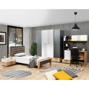 Setay Relax Genç Odası Takımı, Dolap, Karyola, Komodin, Masa