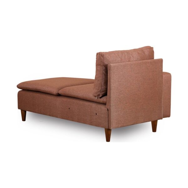 Pafu Lungo Modüler Daybed – Açık Kahve Keten