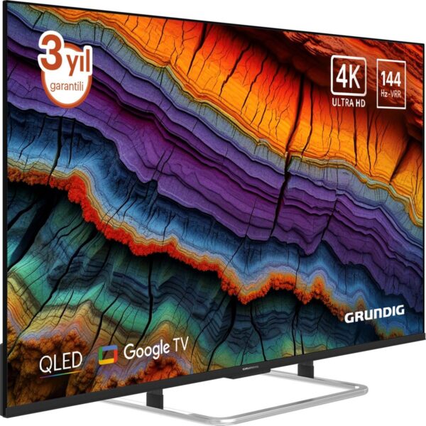 Grundig 55 GQ 800A 55″ 139 Ekran Uydu Alıcılı 4K Ultra HD Google Smart QLED TV