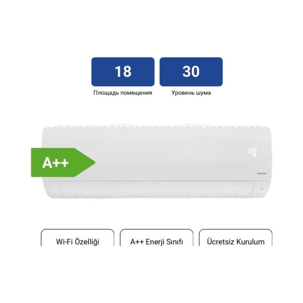Grundig GAC 18002 A++ 18000 BTU Inverter Salon Tipi Klima Enerji Verimliliği ile Yüksek Performans