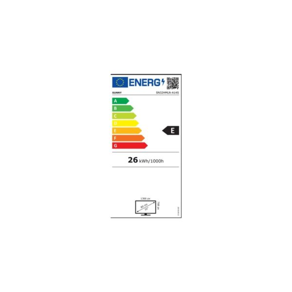 Sunny SN32HMLN-A14S 32″ 82 Ekran Uydu Alıcılı HD Ready Android LED TV