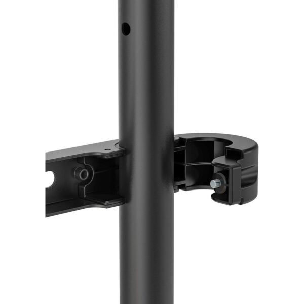 Tekerlekli Şövale Tv Standı 49″-80″ Inç | Raflı | 50 kg Taşıma Kapasiteli | Mobil Tv Sehpası