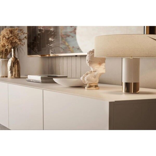 Joy Dizaynn Joy Tv Ünitesi Tv Sehpası Alt Modül Krem 240 cm Mdf Joy Tv Ünitesi