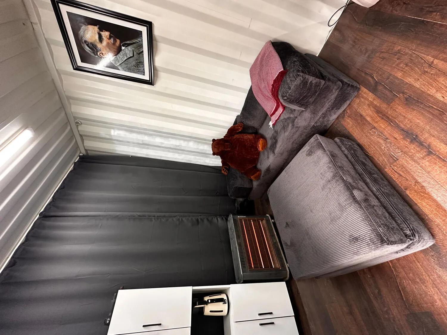 MONAMI Dechome Yeny Fitilli Kadife | Köşe Koltuk | 160X160 Köşe Takımı | Modüler Köşe Takımı | Yataklı L Koltuk | Fitilli Kadife