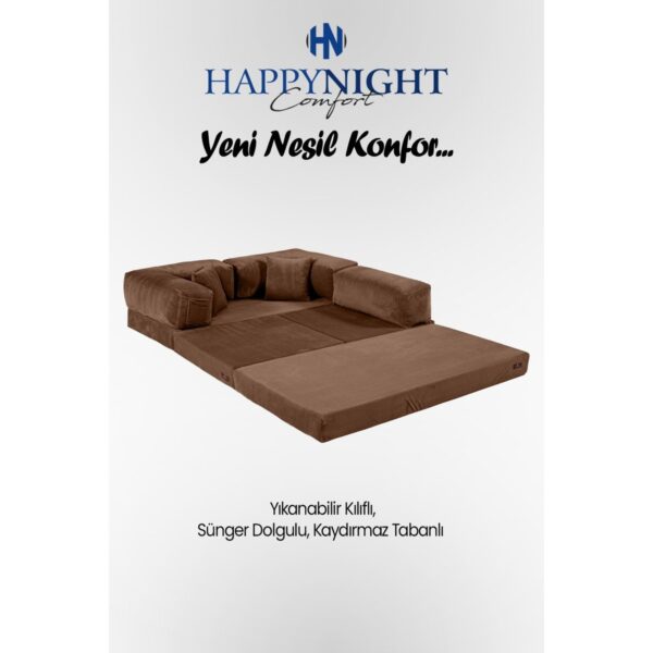 Happy Night Sofya Küçük Köşe | Aktivite Koltuğu | Oyun Koltuğu | Sünger Koltuk | Sinema Koltuğu. 180X180 cm