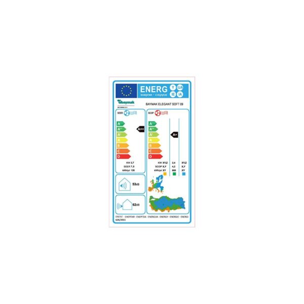 Baymak Elegant Soft 9000 Btu A++ İnverter Klima (Montaj Dahil)