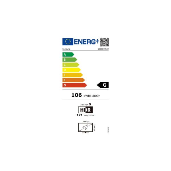 Samsung 65Q7F5 65” 165 Ekran Uydu Alıcılı 4K Ultra HD Tizen Smart QLED TV