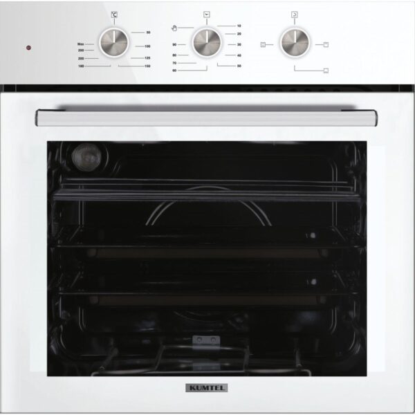 Kumtel Beyaz Aspiratörlü Dizayn Ankastre Set (B66-S2 (MT) + KO-40TAHDF + DS6-905W)