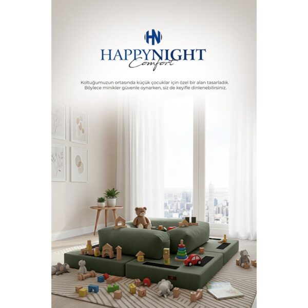 Happynight Comfort Sofya Aktivite Koltuğu | Oyun Koltuğu | Sünger Koltuk | Sinema Koltuğu