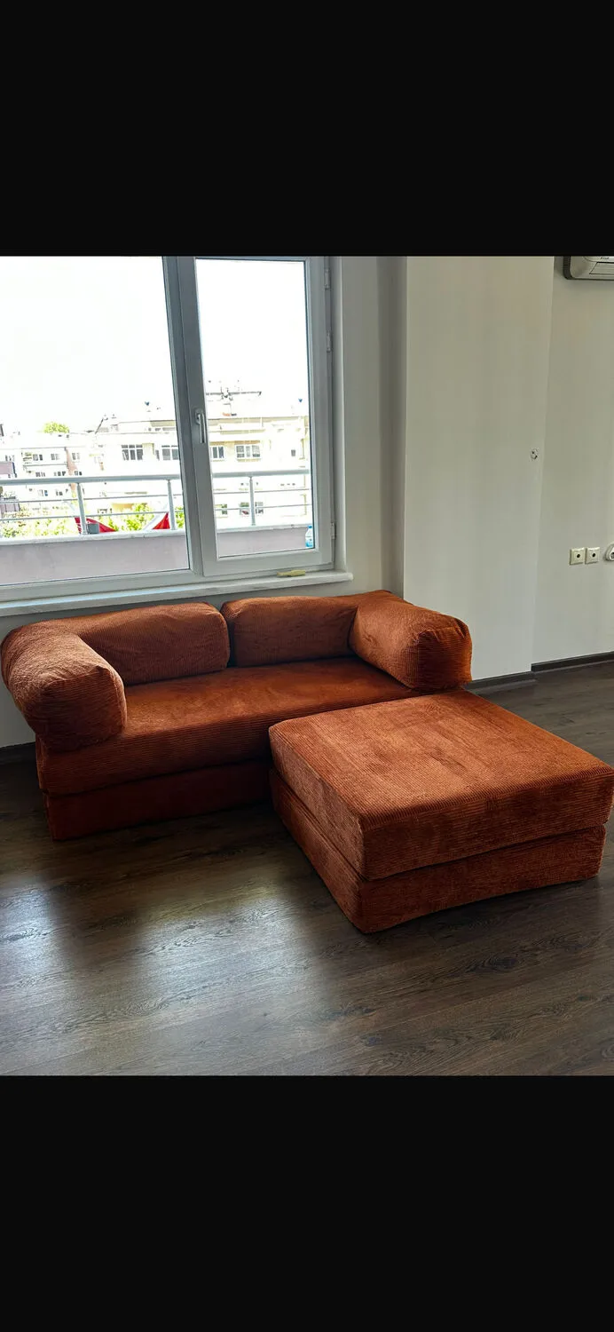 MONAMI Dechome Yeny Fitilli Kadife | Köşe Koltuk | 160X160 Köşe Takımı | Modüler Köşe Takımı | Yataklı L Koltuk | Fitilli Kadife