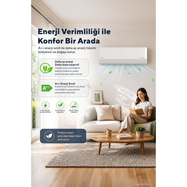Kumtel Hinoki KMSAC-12 12.000 Btu A++ Inverter Duvar Tipi Split Klima (Montaj Dahil)