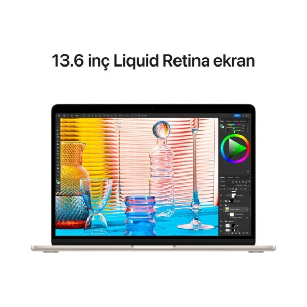 Apple MacBook Air M2 16GB 256GB SSD macOS 13″ Taşınabilir Bilgisayar Yıldız Işığı MC7W4TU/A