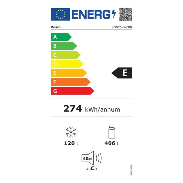 Bosch KGN76VWE0N Kombi No Frost Buzdolabı