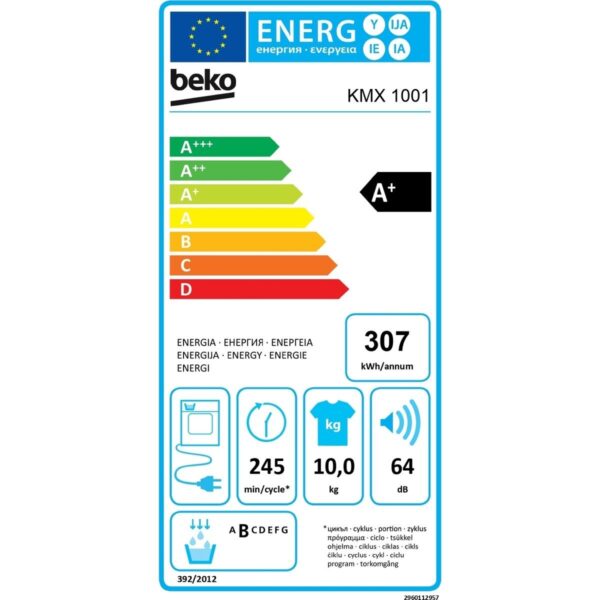 Beko KMX 1001 10 Kg Kurutma Makinesi