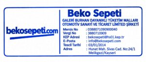 GALERİ BURHAN DAYANIKLI TÜKETİM MALLARI OTOMOTİV SANAYİ VE TİCARET LİMİTED ŞİTKETİ kaşe